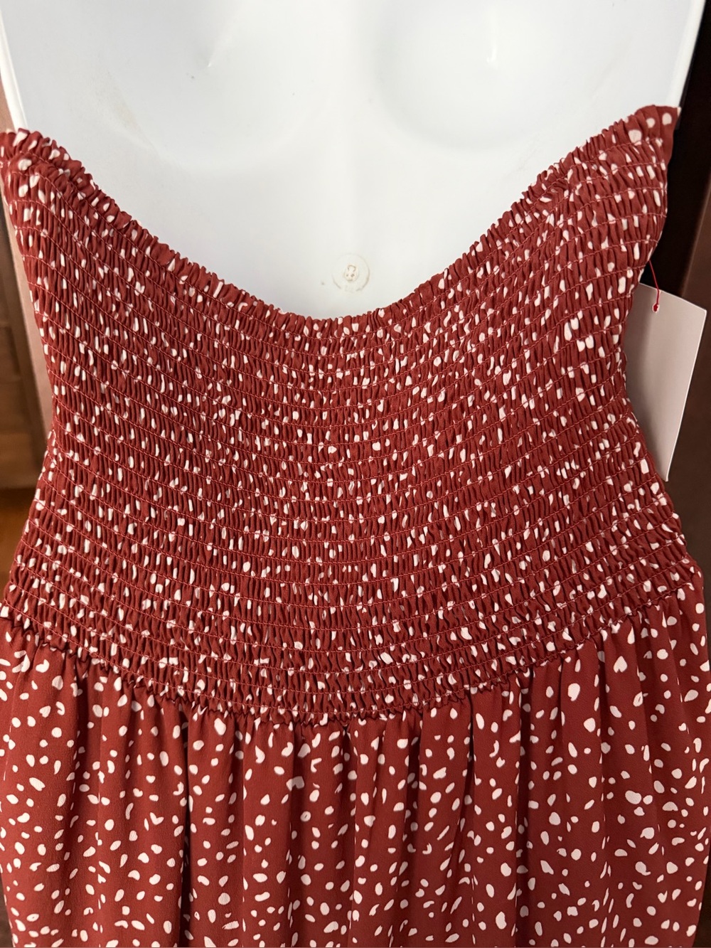 LaRoque Original Silk Halter Dot Dress - Picture 5 of 15